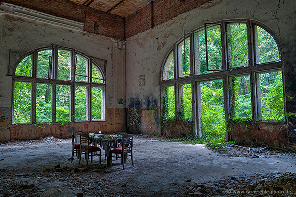 The dining room
