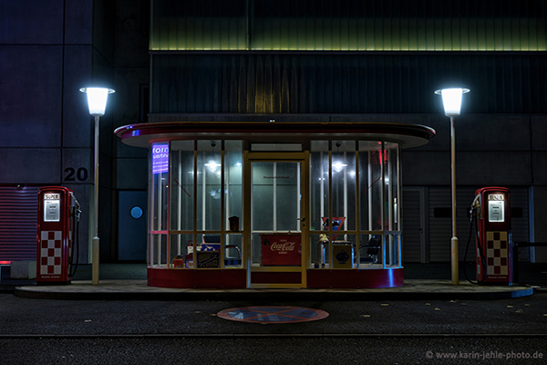 petrol station
