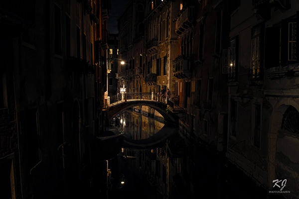 Venice at night